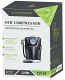 Compresor De Aer Dc 12V, 150 Psi, Cu Manometru Analogic, 4 Adaptoare Carmotion 63336