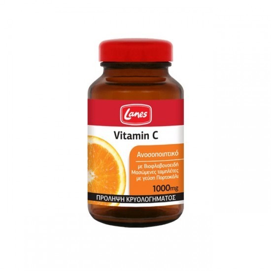LANES Vitamina C 1000mg 60 Tablete Masticabile