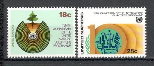 O.N.U.New York.1981 10 ani Programul de voluntariat SN.385
