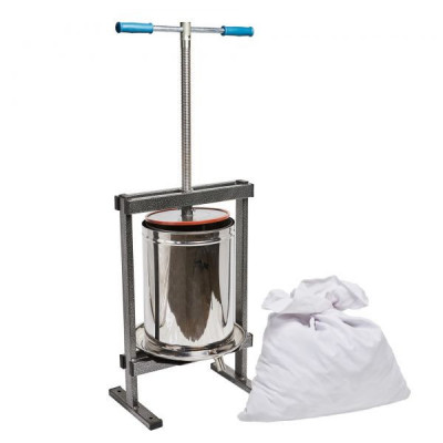 Teasc Presa struguri Vilen Inox 20 L, cuva dubla, inox foto