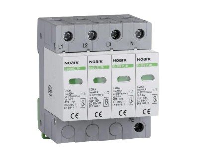 Descarcator T2 4P 275V 20kA fara semnalizare Noark 103357 foto