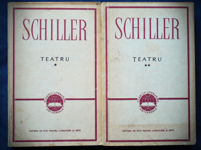 TEATRU - SCHILLER - VOL. 1 + VOL. 2 foto