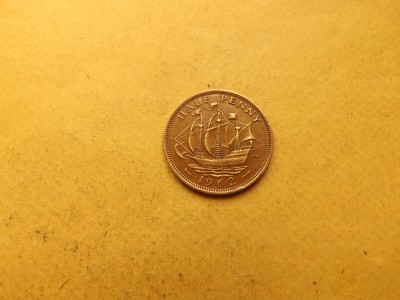 Marea Britanie / Anglia / Regatul Unit Half Penny 1962 - Elizabeth II foto