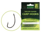 Carlige Zfish Teflon Curved Shank, Nr.6, 10buc/pac