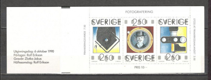 Suedia.1990 150 ani fotografia carnet KS.475