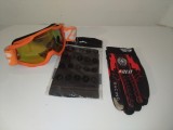 Cumpara ieftin Set accesorii moto -off road-atv-bicicleta-tricicleta:Ochelari,manusi si cagula, marimi;M,L.XL