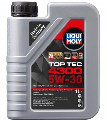 Ulei Motor Liqui Moly Top Tec 4300 5W-30 1L 3740 foto