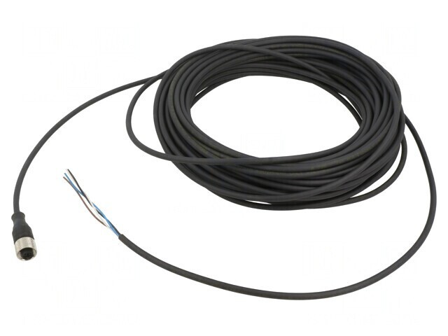 Cablu Conectare M12 4PIN 20m Mufă -5&divide;80&deg;C