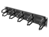 Organizator cabluri LANBERG 2U negru 19" Standard Z24423