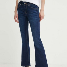Pepe Jeans jeansi FLARE LW femei high waist, PL204736CU1