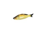 Jucarie pentru pisici tip peste miscator Nuxie, 30 cm, cablu USB, din plus, galben