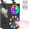 Mașină de ceață,fum telecomandă, 700 W cu lumină LED Disco