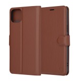 Husa pentru iPhone 15 Plus - Techsuit Leather Folio - Brown