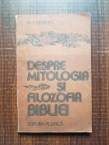 M. S. Belenki - Despre mitologia si filozofia Bibliei