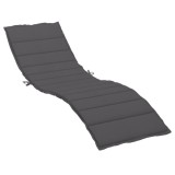 Cumpara ieftin Perna de sezlong, antracit, 200x50x3 cm, textil oxford