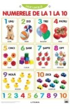 Plansa: Descopera! Numerele de la 1 la 10