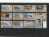 Jersey 1971-Imagini din Jersey,Regina Elizabeth,serie 12 valori,MNH,Mi.34-45, Regi, Nestampilat