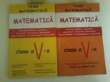 Cumpara ieftin Petrus Alexandrescu-Teme matematica clasa a V a (partea 1 + partea 2), Cartex