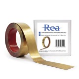 Bandă decorativă autoadezivă Rea P14454CA 3,8cm Brush Gold