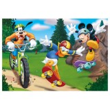 Puzzle 2 in 1 - Mickey campionul - 77 piese, Dino