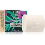 Faith In Nature Lavender &amp; Geranium șampon organic solid cu lavanda 85 g