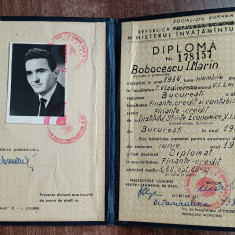 M3 C18 - 1965 - Diploma absolvire - Facultatea finante, credit si contabilitate