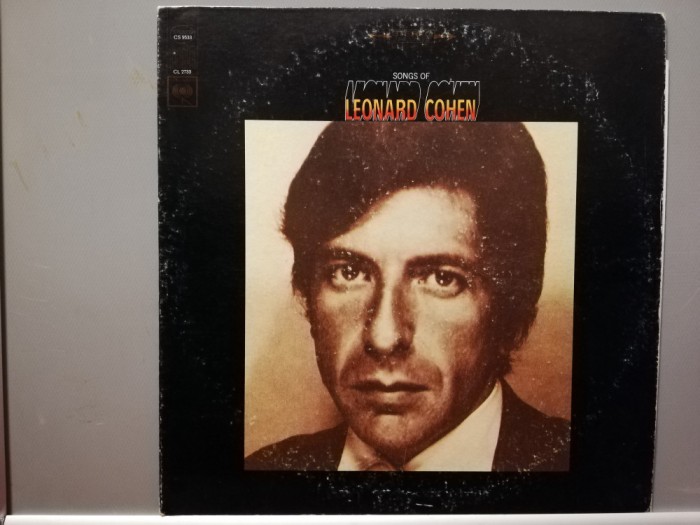 Leonard Cohen &ndash; Songs of Leonard Cohen (1968/CBS/RFG) - Vinil/Vinyl/VG+