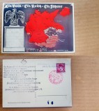 F604-I-Ziua Marcii Postale- Adolf Hitler-Propaganda 3 Reich. Pret pe bucata.