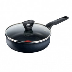 Tigaie saute Tefal XL Force cu capac, 24 cm, indicator termic Thermo Signal
