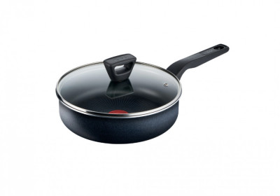 Tigaie saute Tefal XL Force cu capac, 24 cm, indicator termic Thermo Signal foto