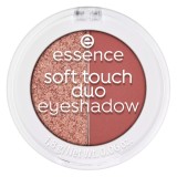 Fard de pleoape 01 Bronze Beauty, Soft Touch Duo, 1.8 g, Essence