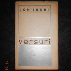 ION TUGUI - VERSURI (1967, cu dedicatie si autograf)