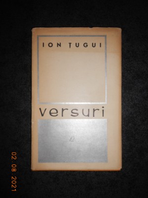 ION TUGUI - VERSURI (1967, cu dedicatie si autograf) foto