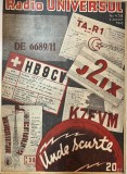 Radio Universul Nr. 458 - 1943, 23 pagini, 24x30 cm, Limba Romana, Stare Buna, Coperti Brosate