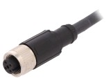 Cablu de Conectare M12 4 PIN 10m 250VAC 4A PUR