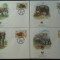 CAmbodgia-Fauna,elefanti -set complet FDC