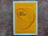 Analiza chimica cantitativa anorganica - Constantin Gh. Macarovici, 1979