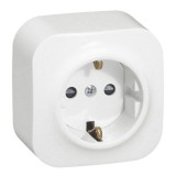 Priză Schuko aplicată 16A alb Forix - LEGRAND | 782411