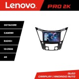 Navigatie Hyundai Sonata 2011-2015 Lenovo Kit-259 8 core QLED 2K 12+256 360 Android Waze USB Navigatie Internet Youtube Radio