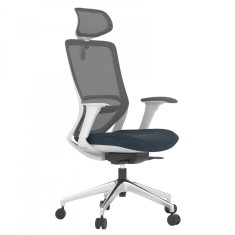 SCAUN ERGONOMIC COL, INDIGO, CU BAZA ALUMINIU