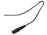 Cablu Alimentare DC 5.5/2.5 mm Negru 0.25m