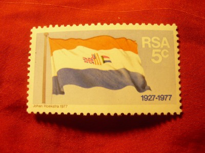 Serie 1 valoare RSA 1977 - Drapel foto