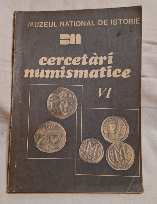 Cercetari numismatice, moneda antica si medievala, carte veche muzeul de istorie
