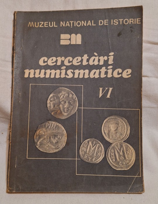 Cercetari numismatice, moneda antica si medievala, carte veche muzeul de istorie