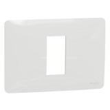 Rama Schneider Electric Noua Unica NU210118, 1 modul, alb, pentru priza / intrerupator