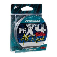 Fir Flagman All-Round PE X-4 0.16mm / 150m Grey