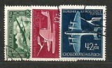 Serie Completă 3 Timbre Germania Reich-ul German 1944 Posta Aeriana Avioane Dornier Do 26 Focke-Wulf Condor Stampilate - A810