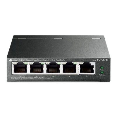 &amp;quot;5-Port Gigabit Easy Smart Switch with 4-Port PoE+ PORT: 4&amp;times; foto