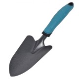 Lopată Grădină Metalică, M&acirc;ner Ergonomic Antiderapant, Albastru/Negru, 34cm