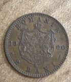 MNDRO0001 Monedă Veche 2 Bani 1900 - Regele Carol I - Regatul Rom&acirc;niei / Colecție